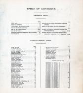 Table of Contents, Phillips County 1917